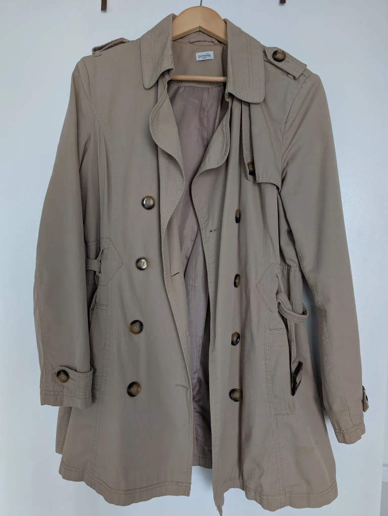 Beige Trench Coat - photo 2