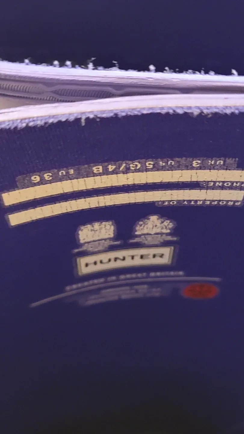 HUNTER  kids blue rain boots image indicator(5)