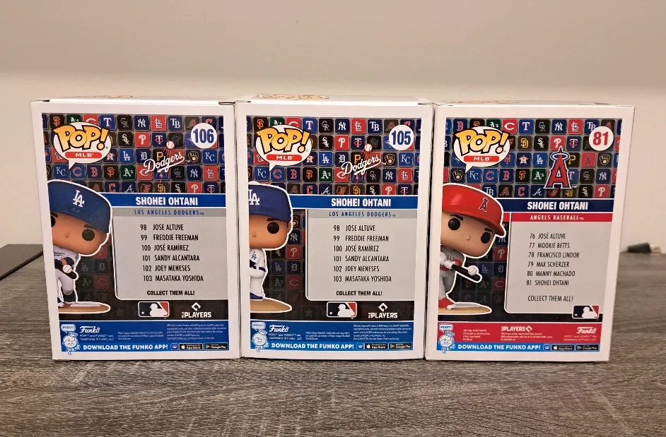 ⚾️ Shohei Ohtani ⚾️ LA Angels | LA Dodgers | Funko Pop Lot image indicator(3)