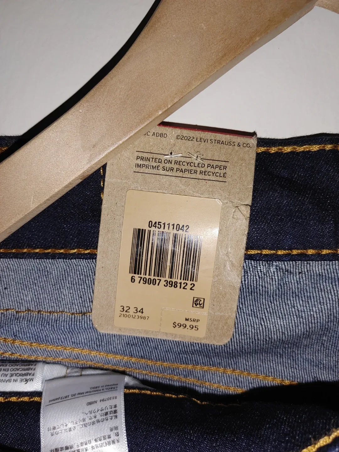 Levi's 511 Slim Fit Jeans, 32x34 image indicator(2)