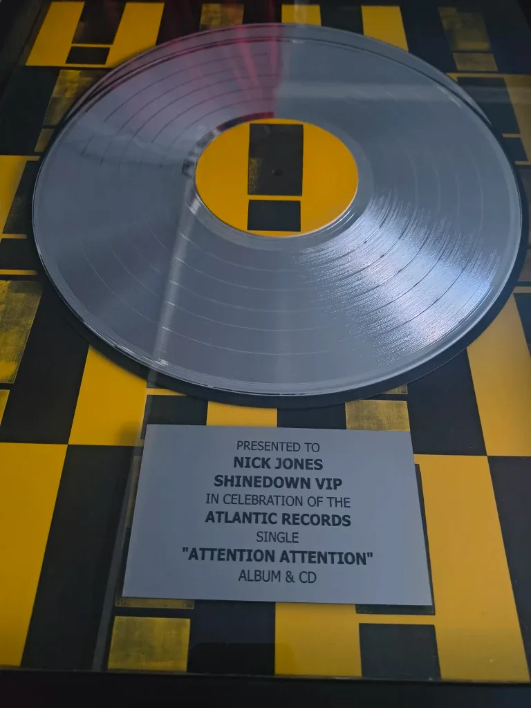 Shinedown VIP Attention Attention Album Record image indicator(3)