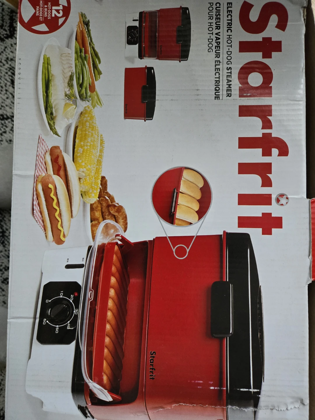 Starfrit Electric Hot-Dog Steamer