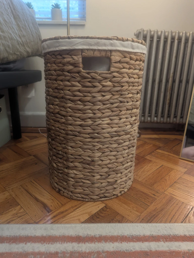 Woven Hamper with Lid