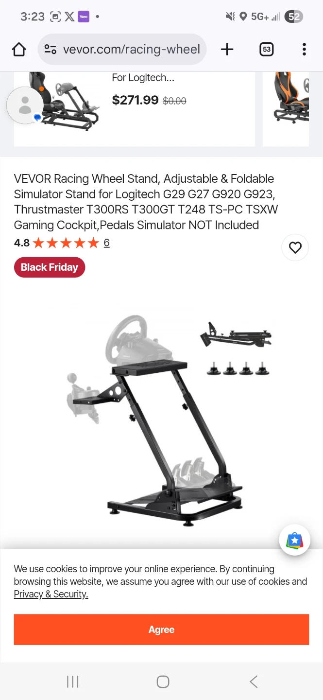 Logitech G920 Racing Wheel with Pedals.and stand - photo 2