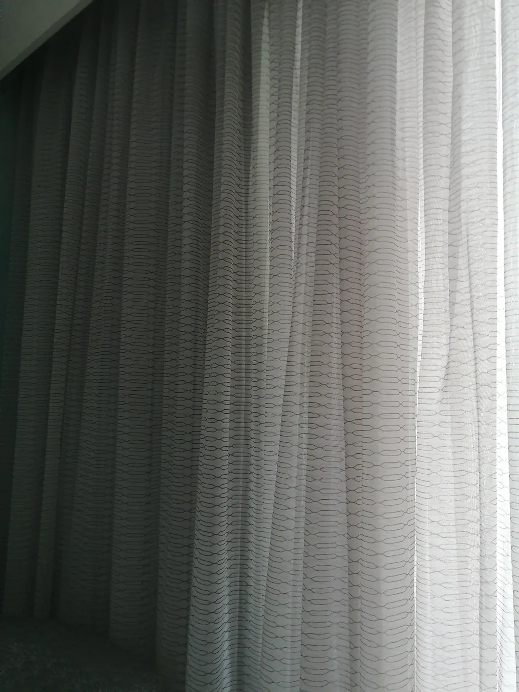 Patterned Sheer Curtain Panel