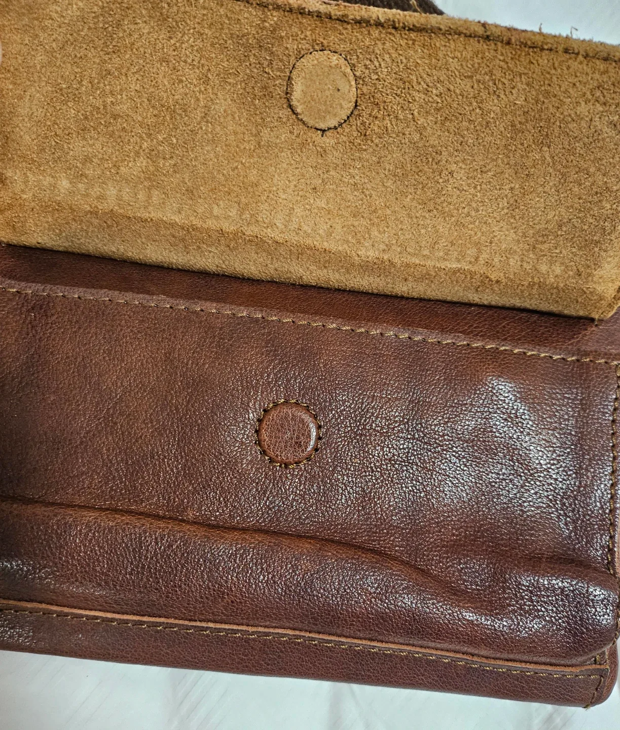 Spikes & Sparrow Brown Leather Belt Bag image indicator(5)