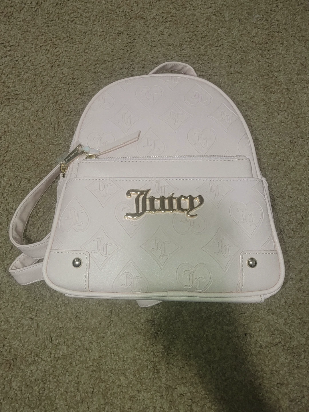 Juicy Couture Pink Embossed Backpack