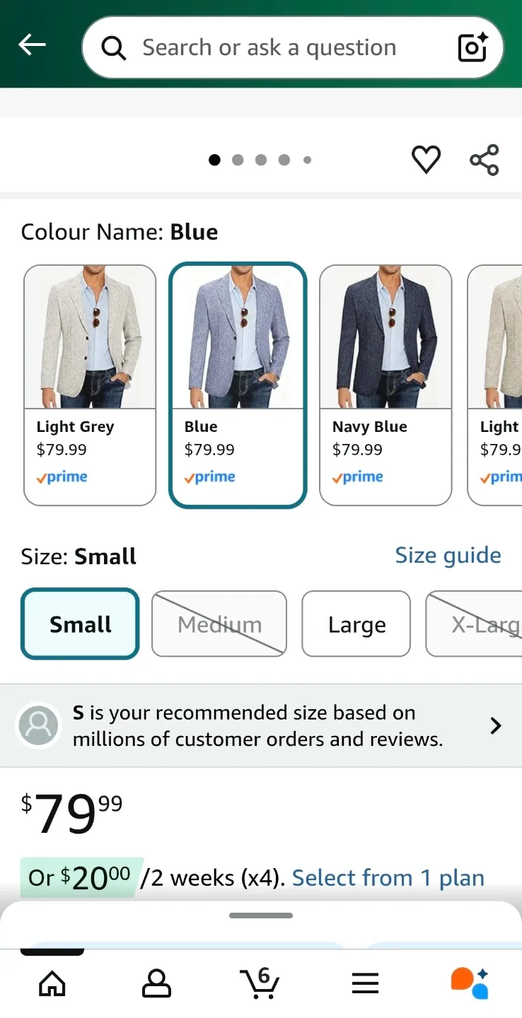 Brand New COOFANDY Men Casual Sports Coat Lightweight Blazer image indicator(3)