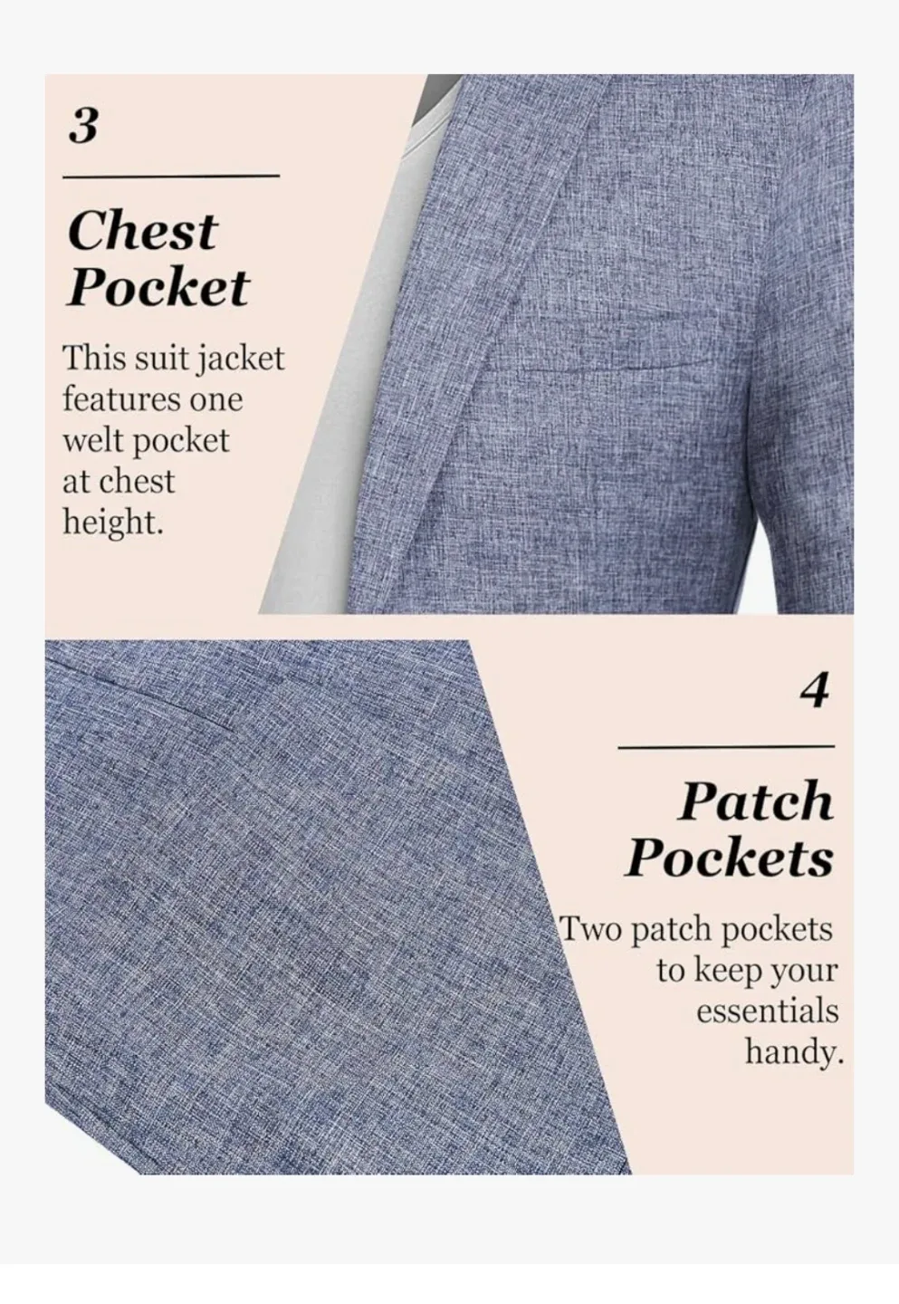 Brand New COOFANDY Men Casual Sports Coat Lightweight Blazer image indicator(5)