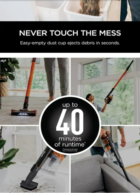 SHARK Pet-Pro Cordless Convertible Stick Vacuum Cleaner image indicator(4)