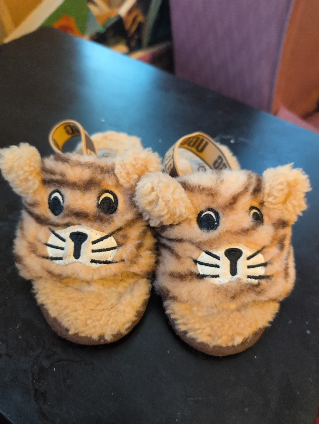 UGG Kids' Cozy II Tiger Slippers - Size 5
