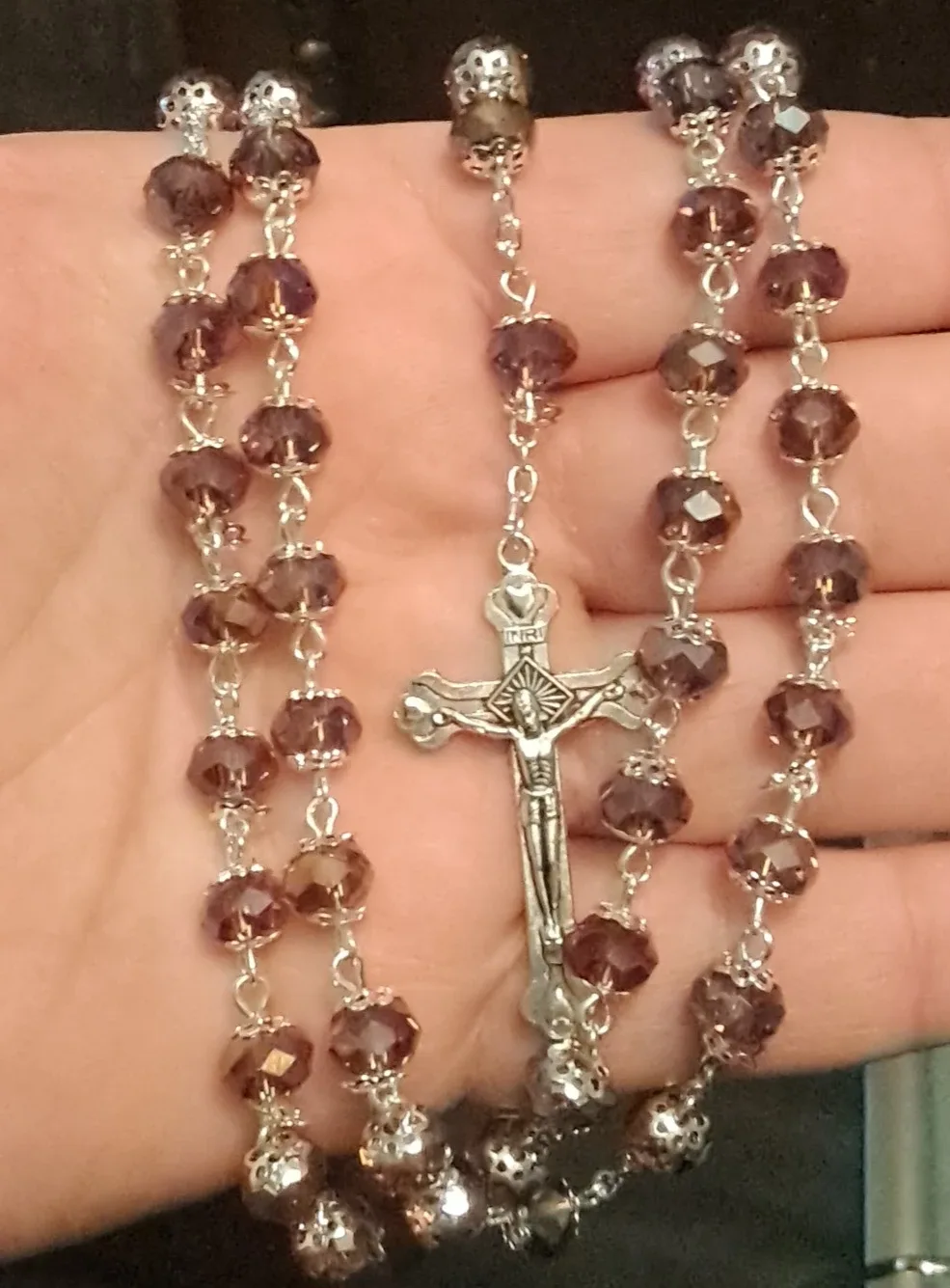 Jerusalem Rosary - June Alexandrite Beads image indicator(8)