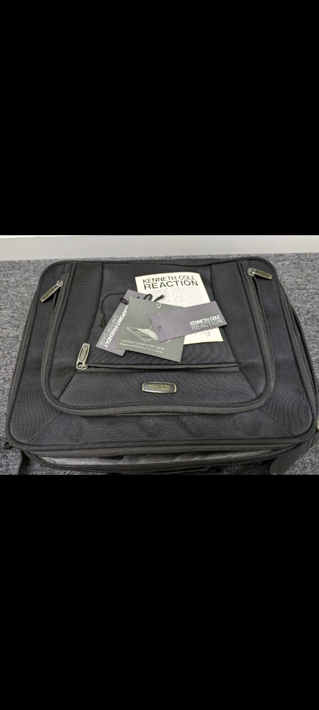 Kenneth Cole Reaction Black Laptop Bag