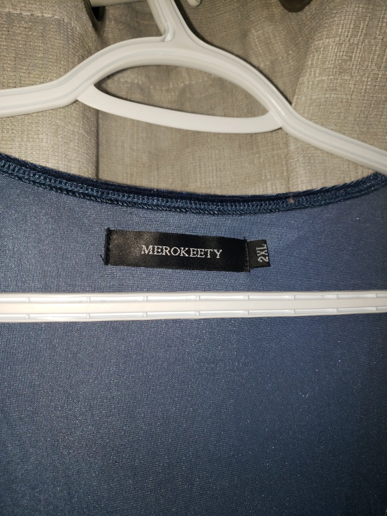Blue Velvet Maxi Dress - Size XL - photo 3