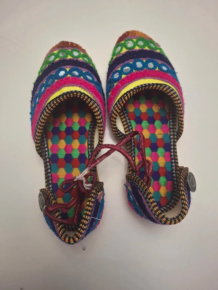Colorful Embroidered Shoes
