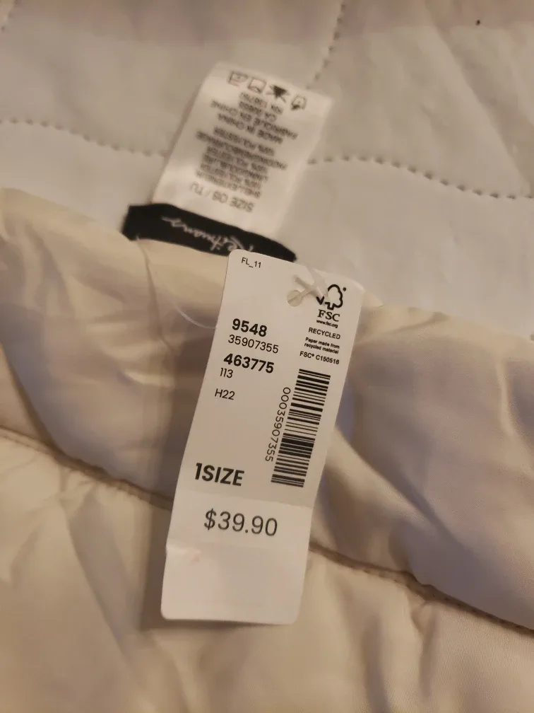 New Creamy White Padded Play Mat - One Size