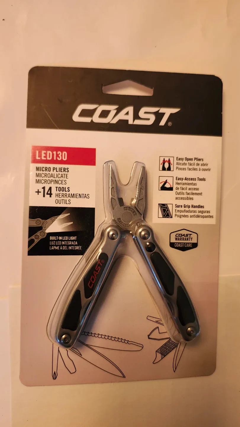 Brand New COAST LED130 Micro Pliers - New in Package!