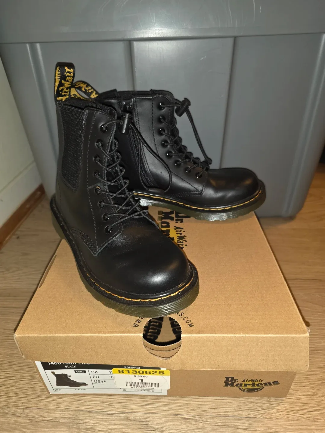 Dr. Martens 1460 Harper J Black Boots - US1