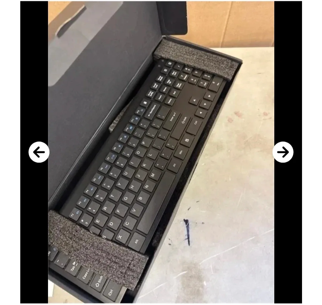 New Wireless Mouse and Keyboard Combo - Black image indicator(2)