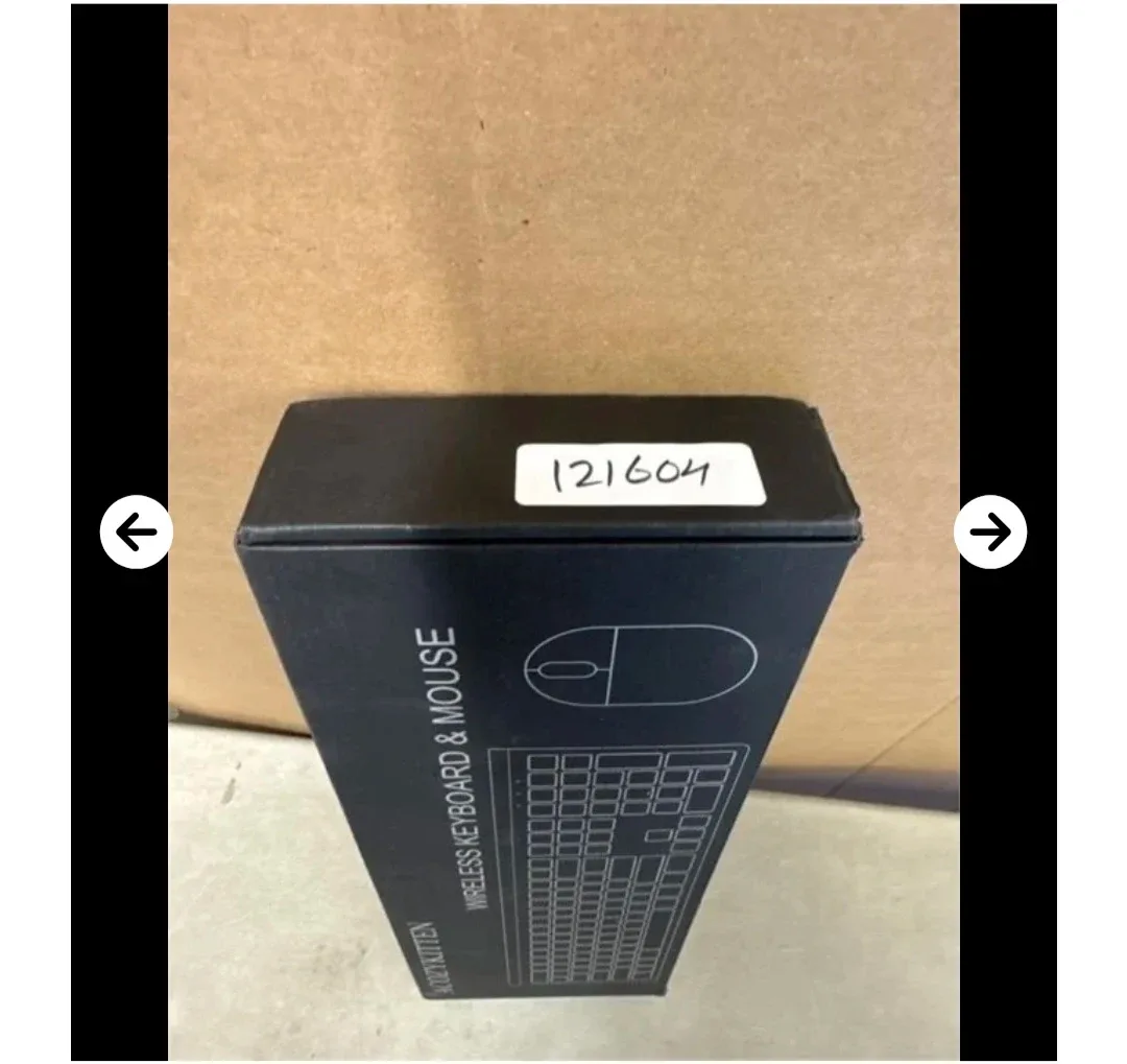 New Wireless Mouse and Keyboard Combo - Black image indicator(3)