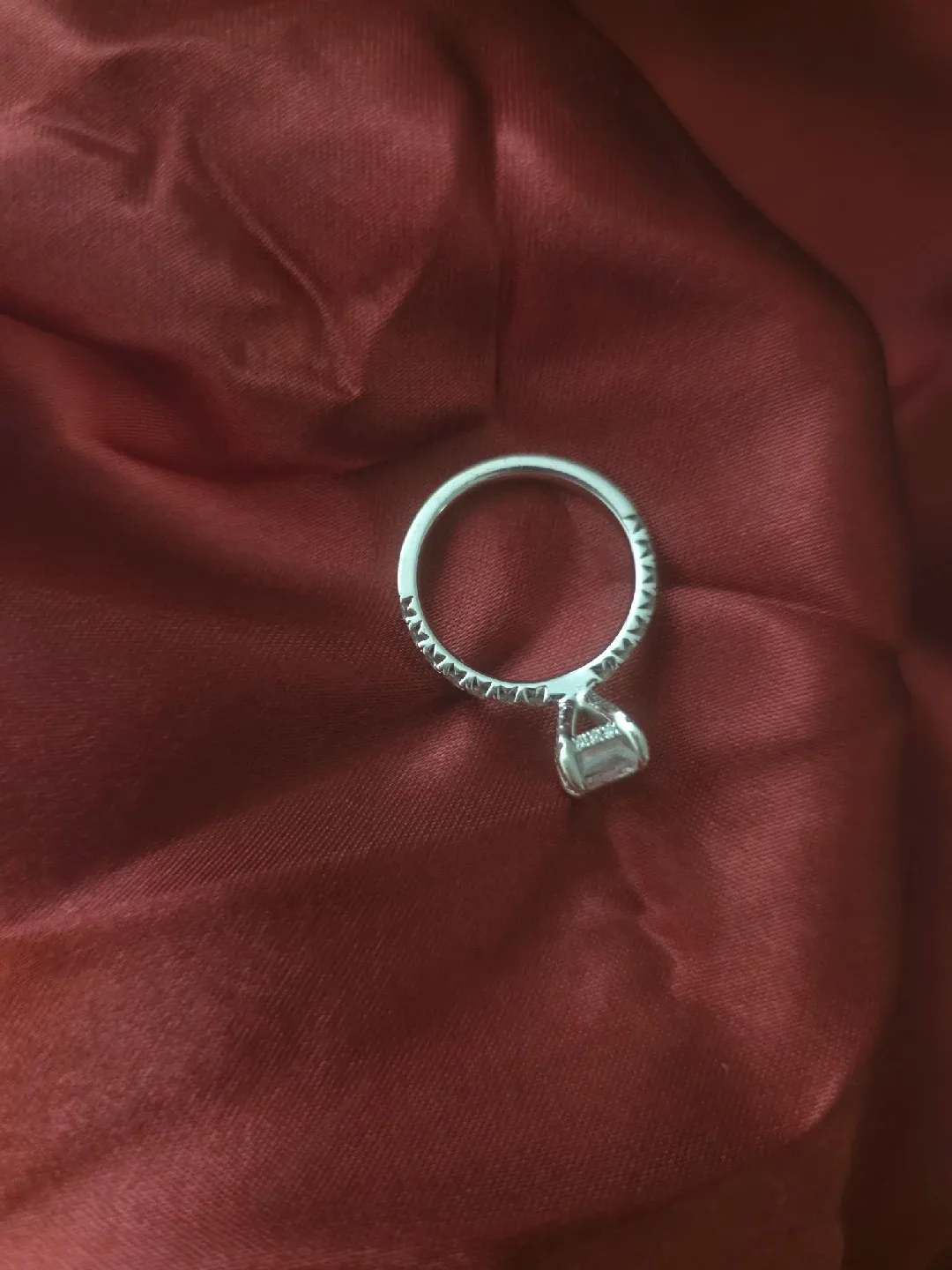 Emerald Cut Diamond Engagement Ring image indicator(3)