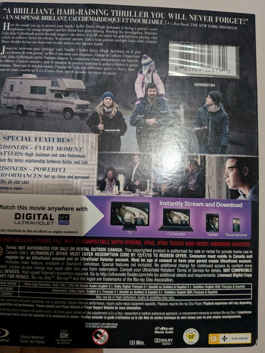 Prisoners Blu-ray + DVD New in sealed pkg image indicator(2)