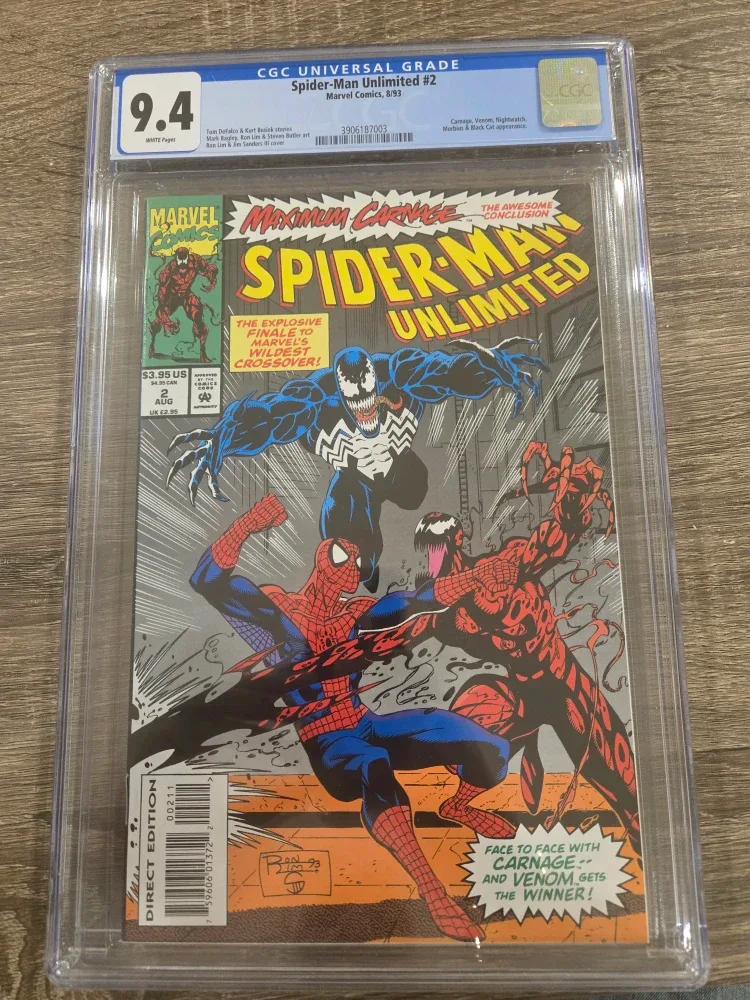 CGC Graded Spider-Man Unlimited #2 Comic Book