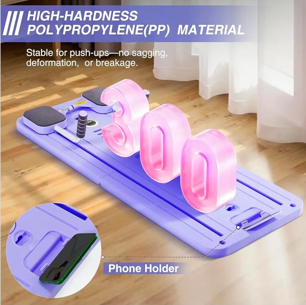 Weture Pilates Board - Foldable, Portable, Purple image indicator(3)