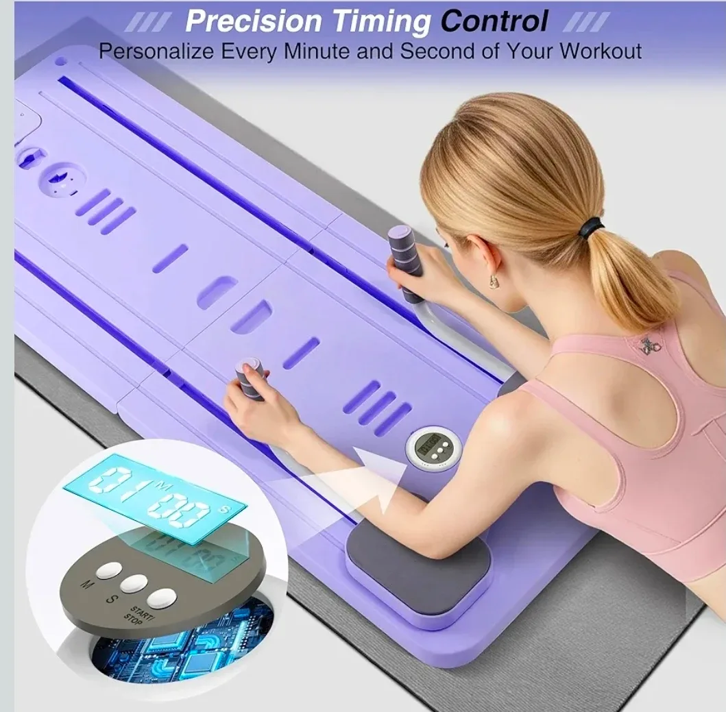 Weture Pilates Board - Foldable, Portable, Purple image indicator(4)