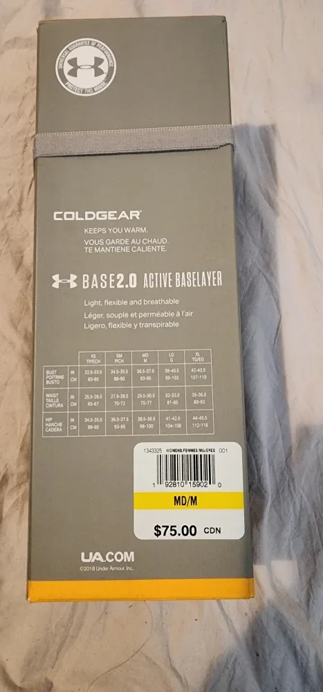 Under Armour Base 2.0 Active Baselayer Leggings MD/M image indicator(2)