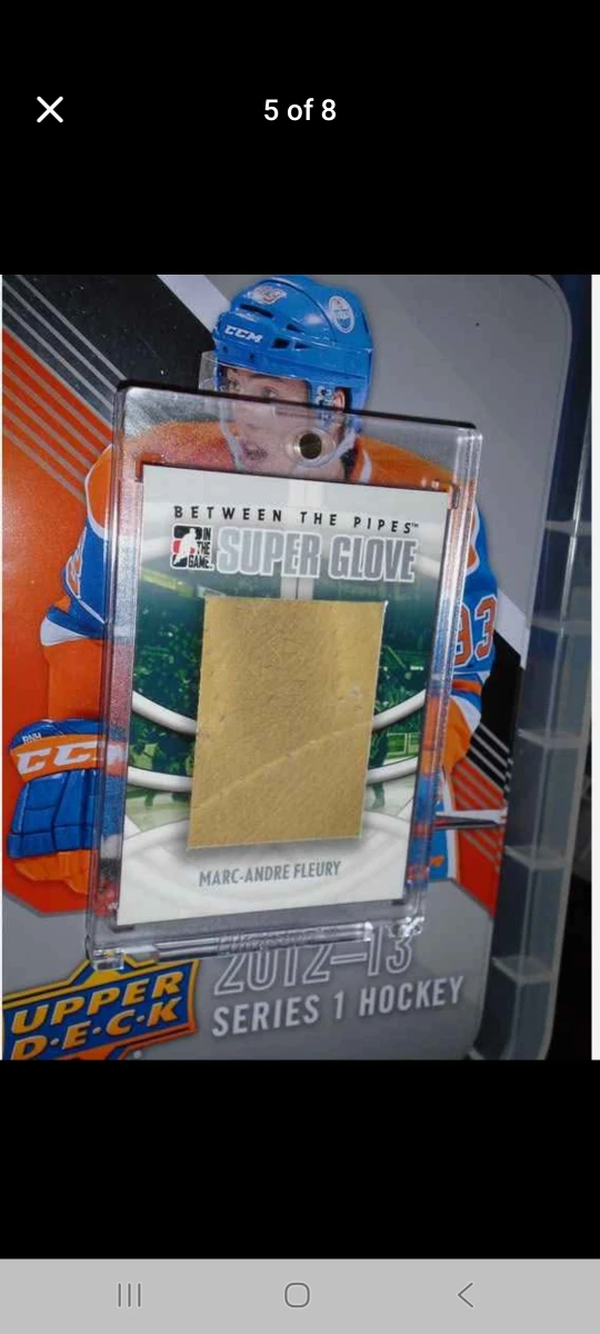 Marc-Andre Fleury Super Glove. ITG, Leather relic Card - photo 5
