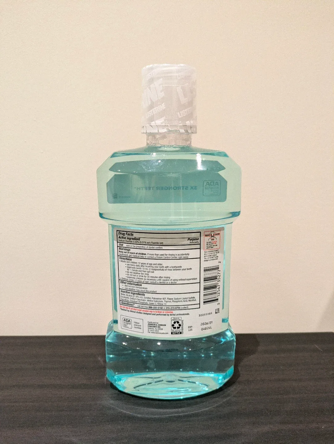 Brand New Listerine Clinical Solutions Enamel Strength Mouthwash image indicator(2)