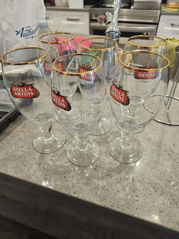 Stella Artois Beer Glasses - Set of 6 - photo 3