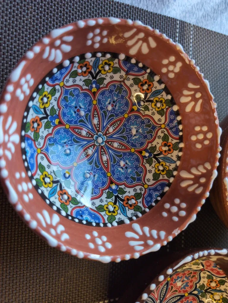 Set of 3 Decorative Ceramic Bowls
