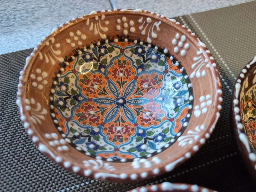 Set of 3 Decorative Ceramic Bowls image indicator(3)