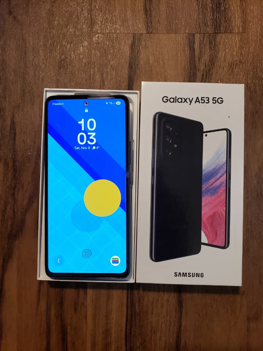 Samsung Galaxy A53 5G - Black, Running One UI 8.0, 128GB/6GB RAM