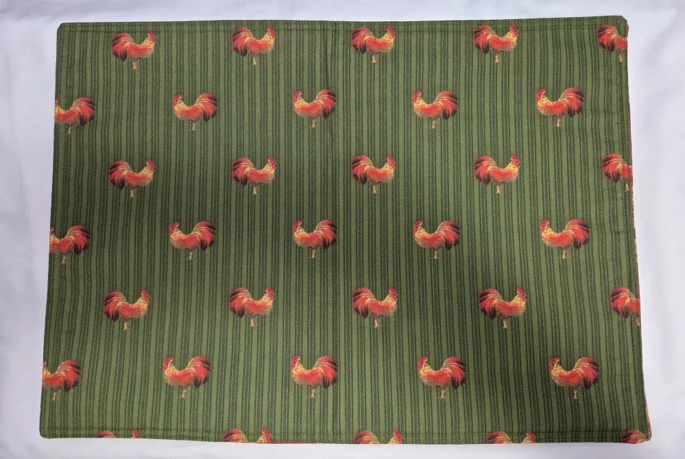 Handmade Floral Placemat, Assorted prints, brand new image indicator(6)