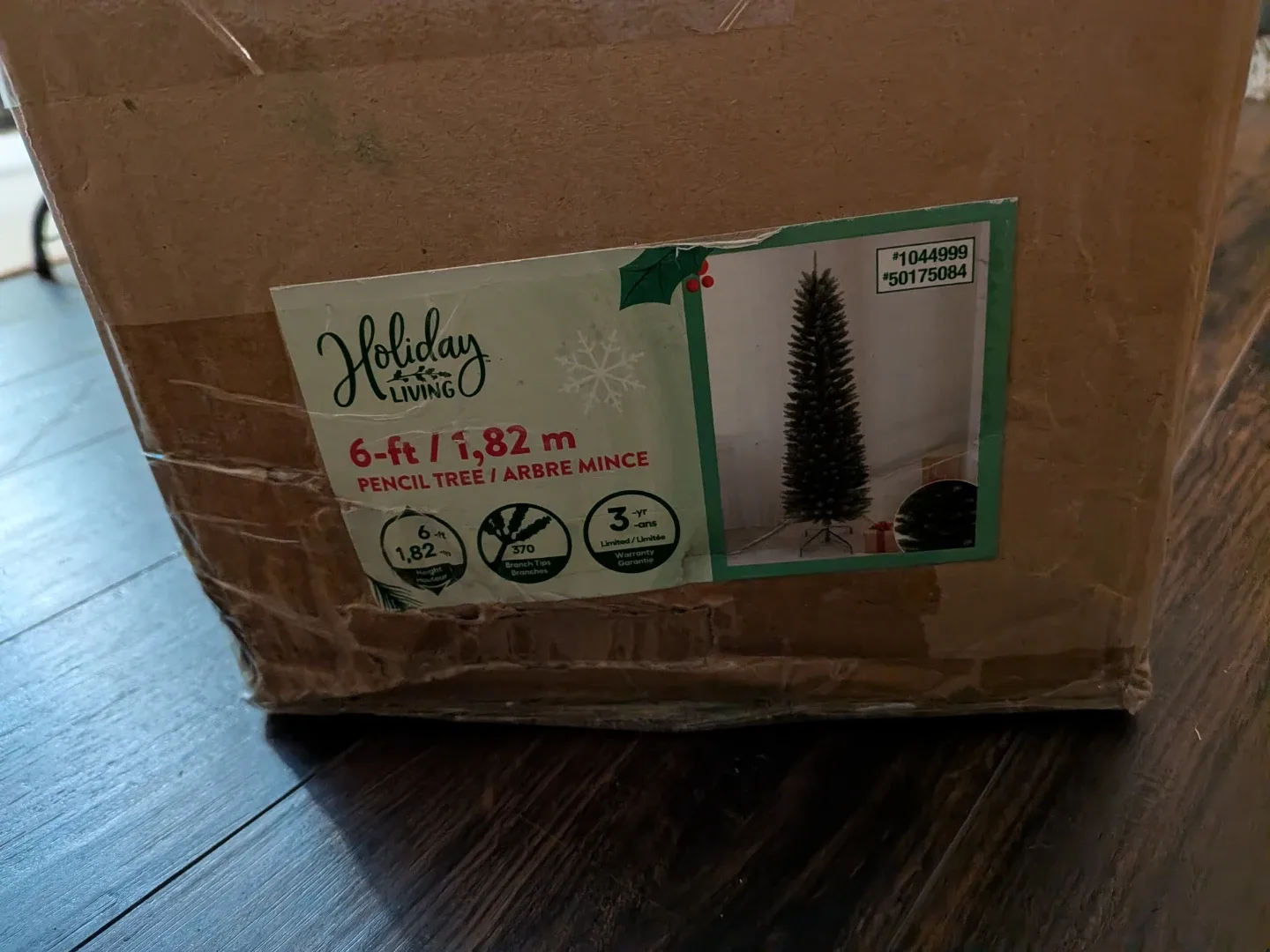 6 feet artificial Christmas tree pencil image indicator(2)