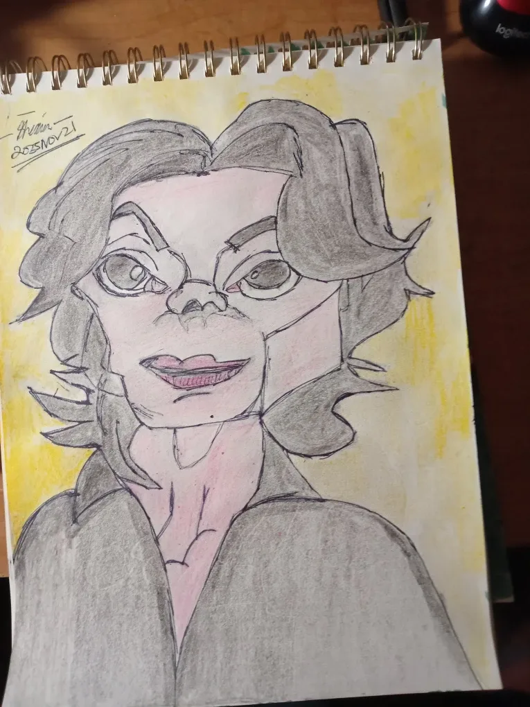 Micheal Jackson Drawing Illustration by custom artist Sherwin