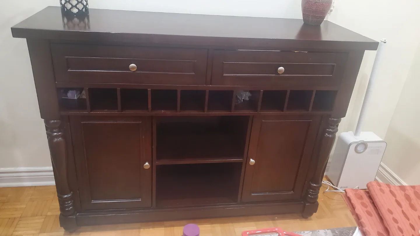 Wooden Brown Cabinet image indicator(4)