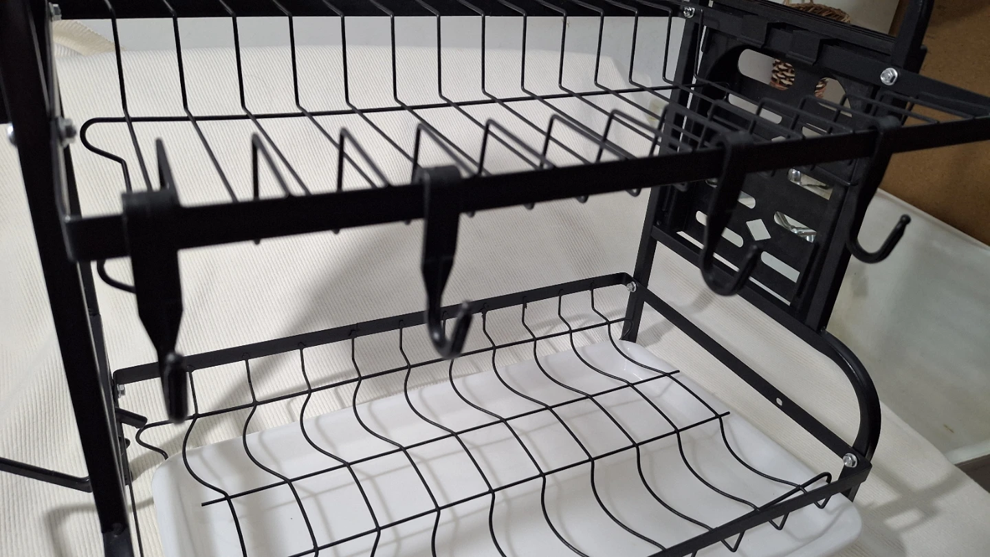 Black metal Dish Drying Rack - photo 2