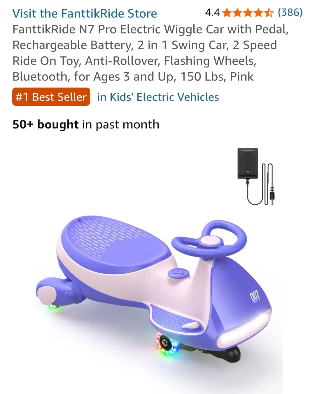 FanttikRide N7 Pro Electric Wiggle Car image indicator(2)