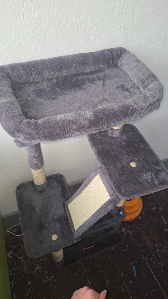 Taoqimiao Cat Tree - Gray - photo 2