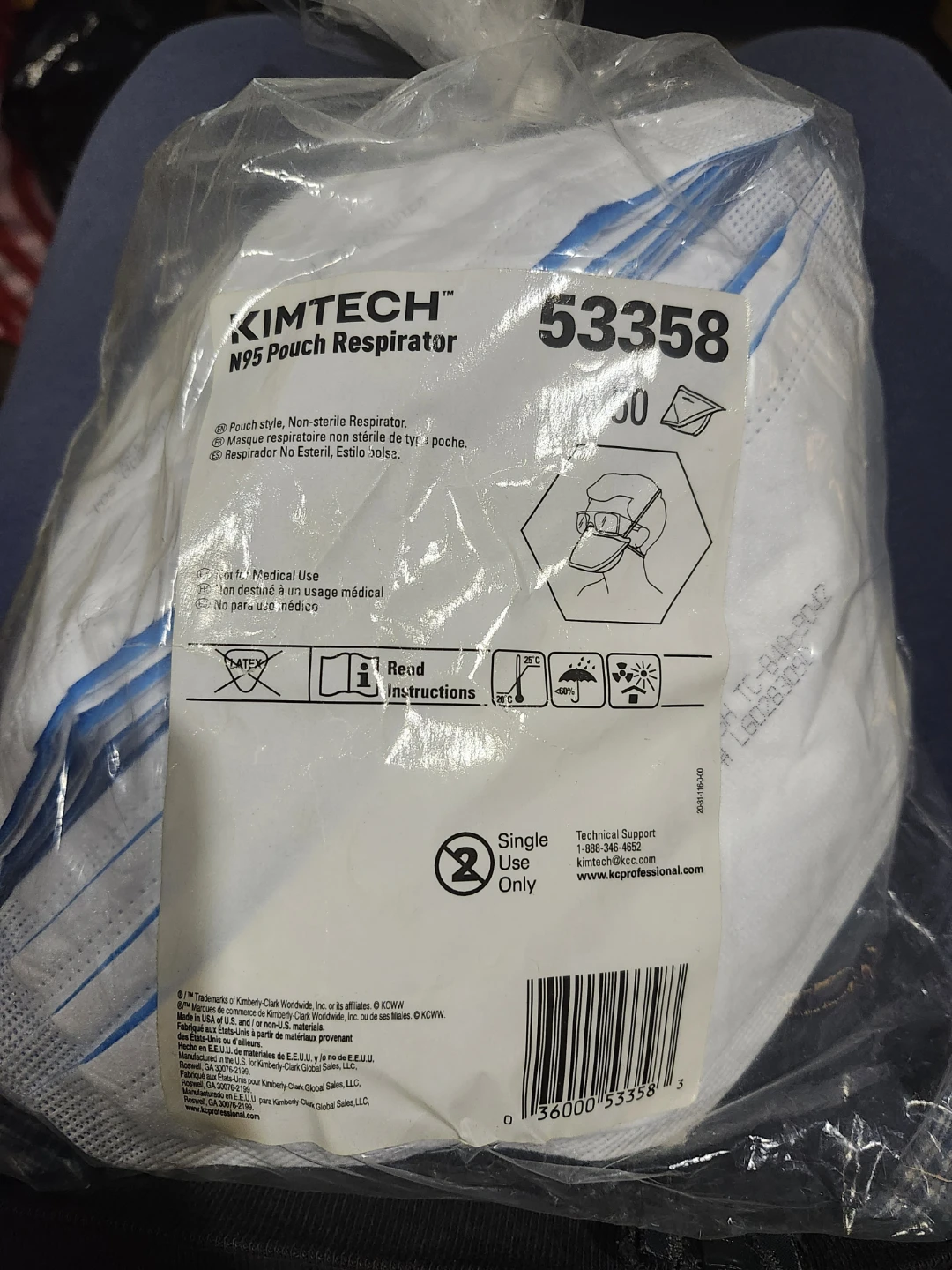 Kimtech N95 Pouch Respirator (30 count)