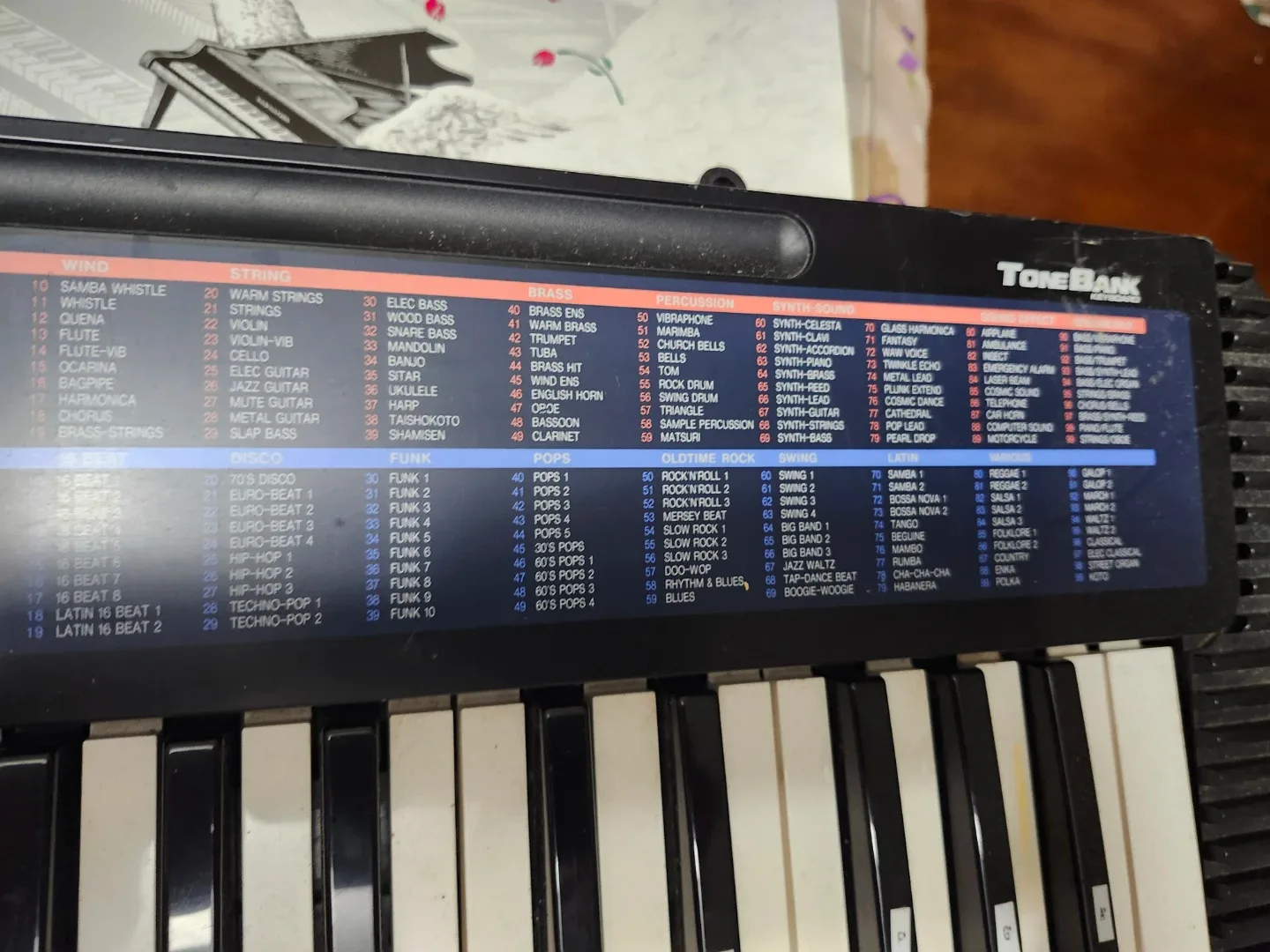 Casio CA-110 Keyboard image indicator(7)