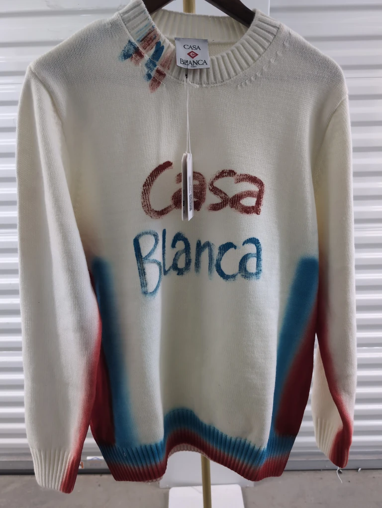 Casa Blanca Paris Cotton Sweater - Size M - photo 2