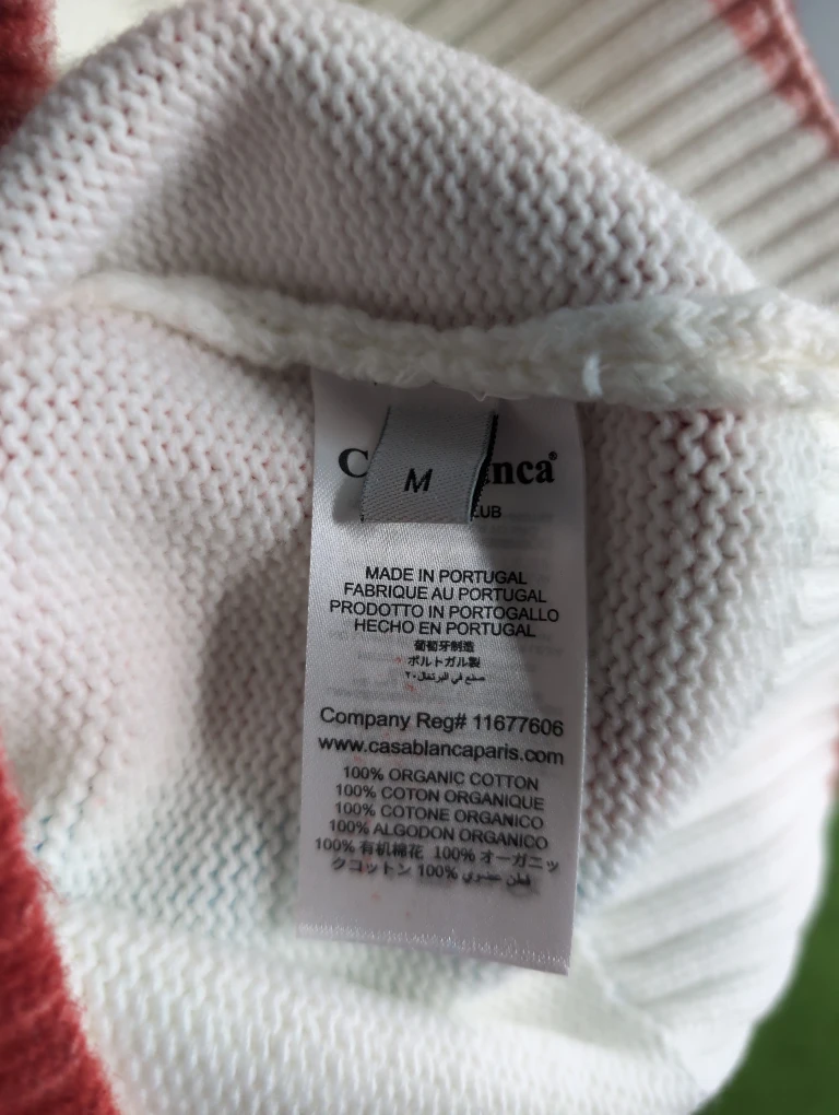 Casa Blanca Paris Cotton Sweater - Size M - photo 5