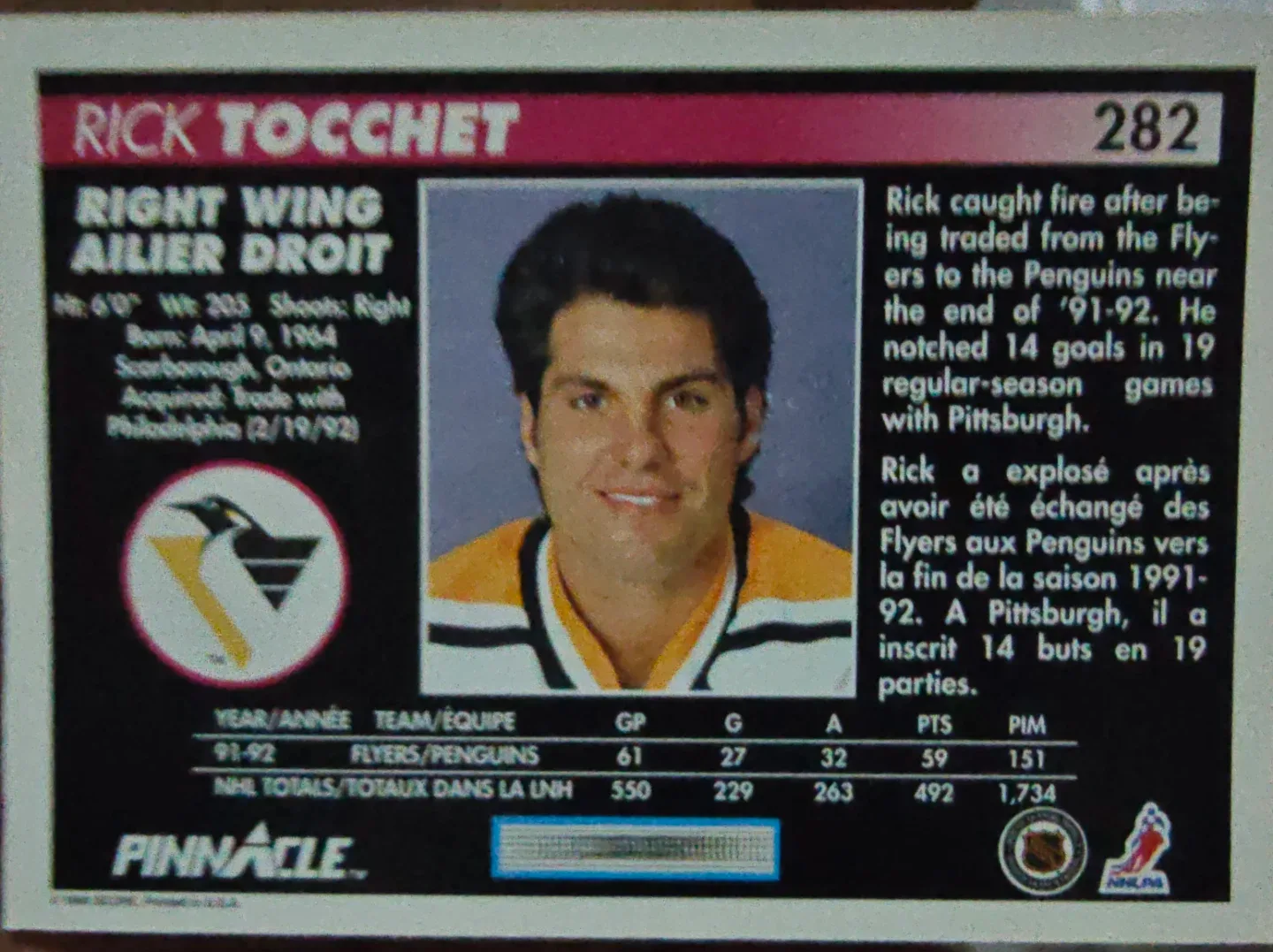 Pinnacle Hockey Cards - New Rookies