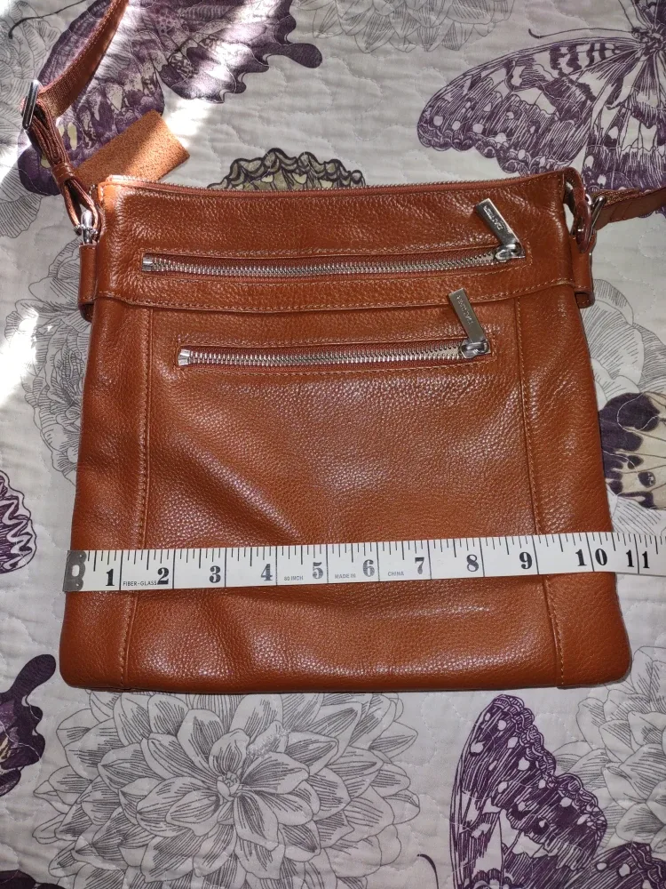 Brown Leather Crossbody Bag