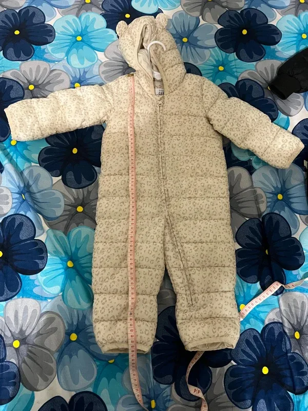 Gap Leopard Print Padded Snowsuit (6-12M)
